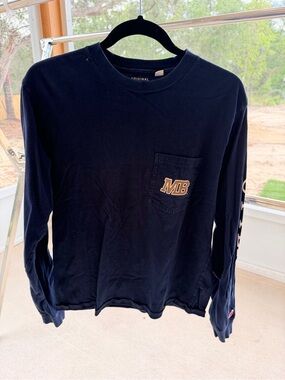 CSUMB Cal State Monterey Bay Otters Long Sleeve Graphic Tee Navy S